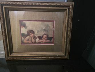 Raphael Cherub Angels Framed Art Print