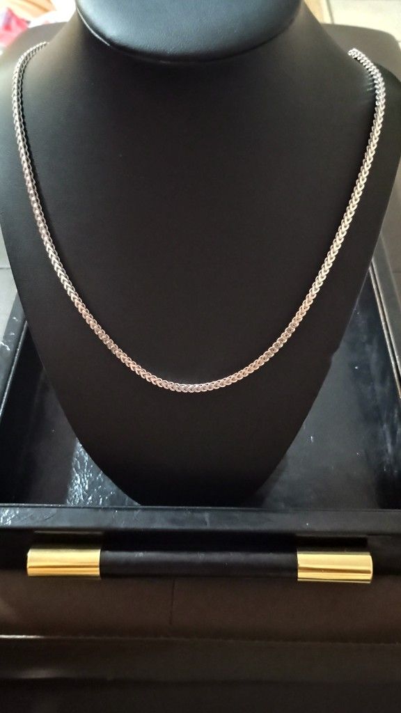 22 Inch Franco Link Chain Italian Silver 925