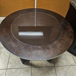 Dark Brown Dining Room Table