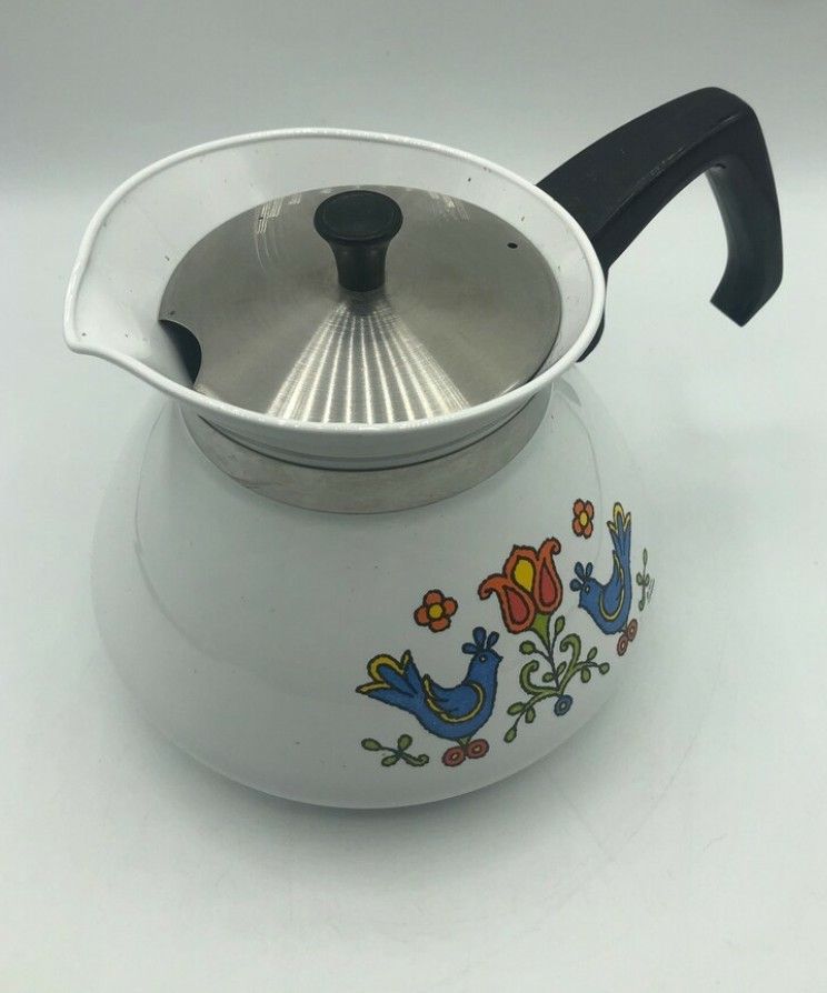 CorningWare Tea Pot 6 Cup - Country Festival – M Designs Crafts