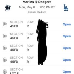 Dodger Tickets 5/6/2024