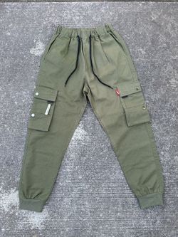 Olive Green Cargo Pants