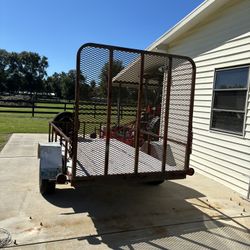 Trailer 5 X 10’ X gate $900.00