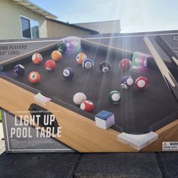 $10 Light Up Pool Table