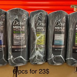 Men Body Wash Dove 6 Pcs For 23$