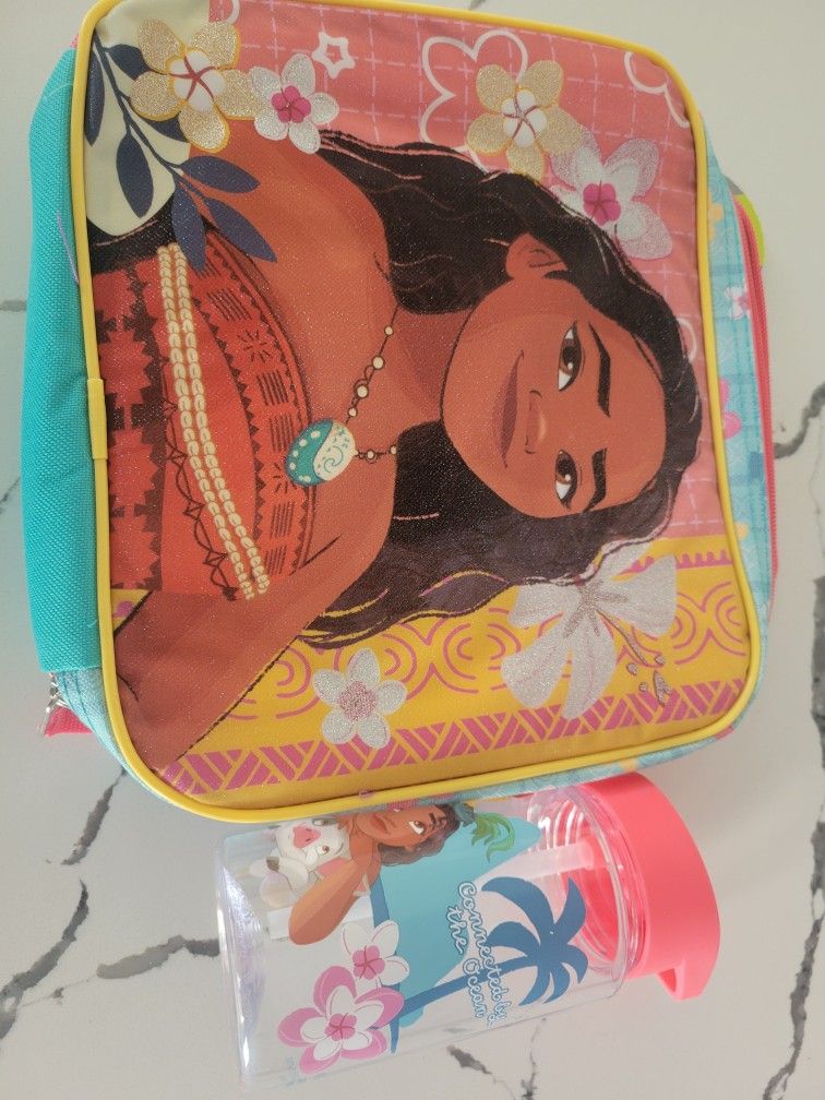 Moana Lunch Bag and Water Bottle 