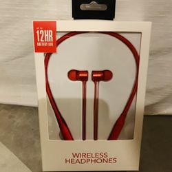 Brand New/ Never used - Wireless headphones (up to 12 hrs battery life)