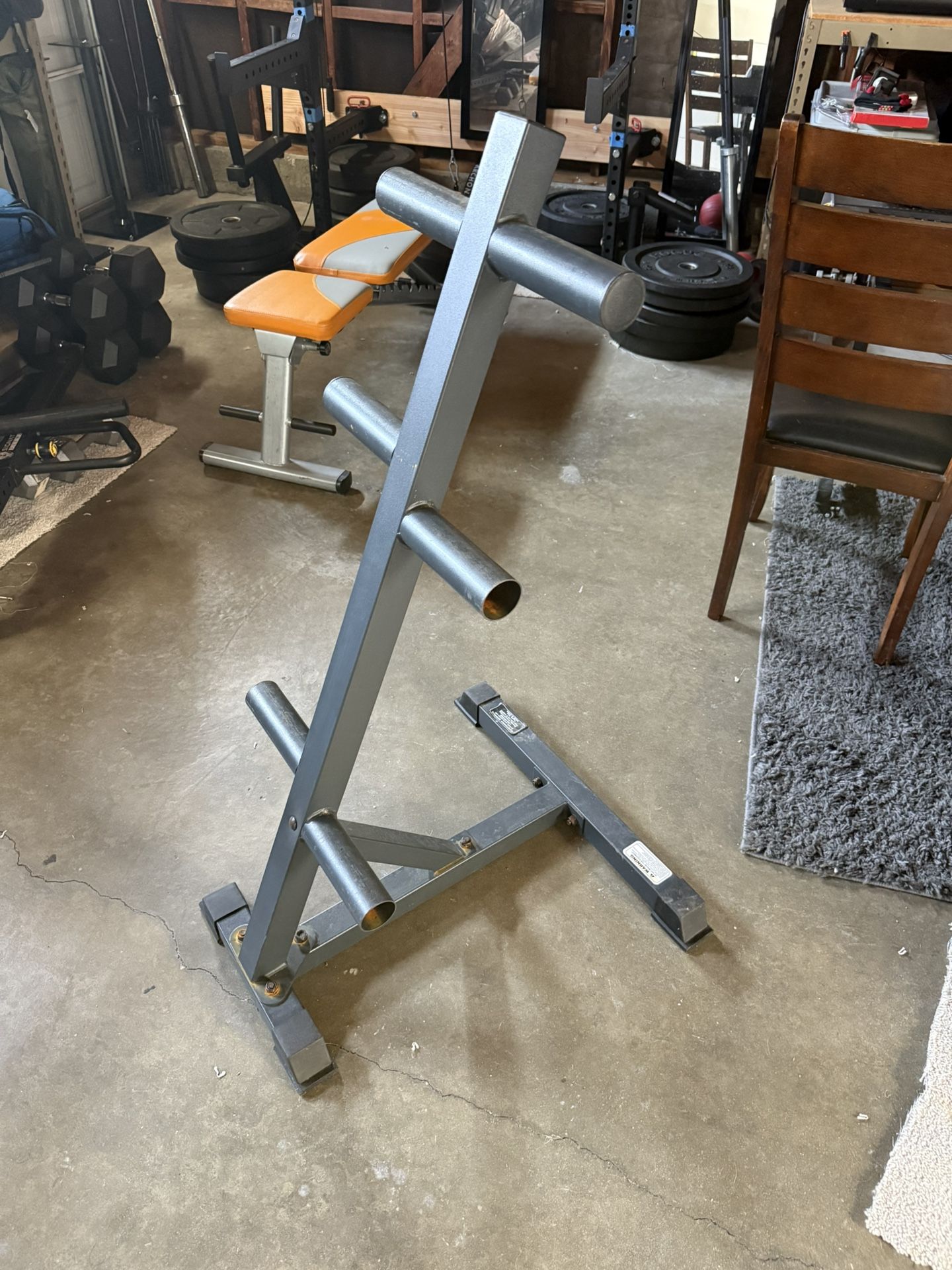 Weight Plate Rack