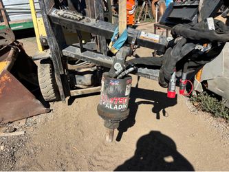 2024 Paladin/ Mcmillan Skid Steer auger attachment hex Drive