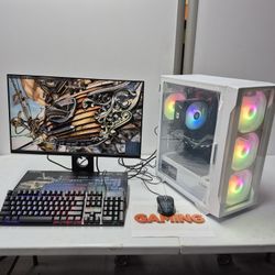 Zalman TG White GAMING COMPUTER Setup Wi-Fi +Windows 11 +80games NEW 