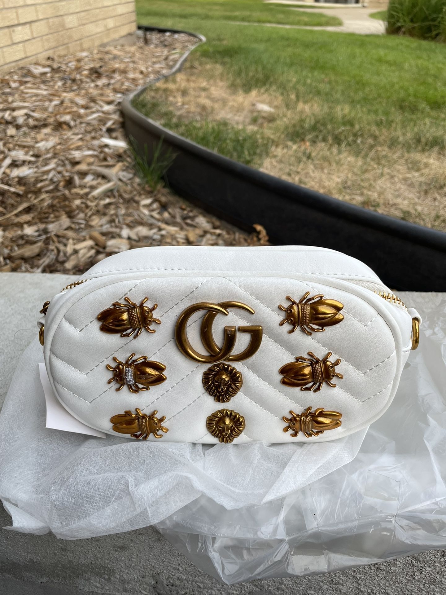 White Gold Small Pouch