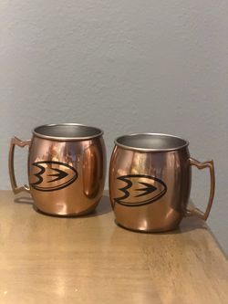 Anaheim Ducks Moscow Mule Mugs