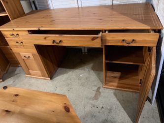 Vintage IKEA desk with bookcases & corner unit