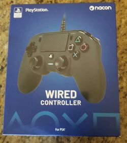 Wired PlayStation 4 controller