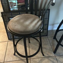 Swivel Barstool High Top Chair Hightop Bar Stools Black And Tan