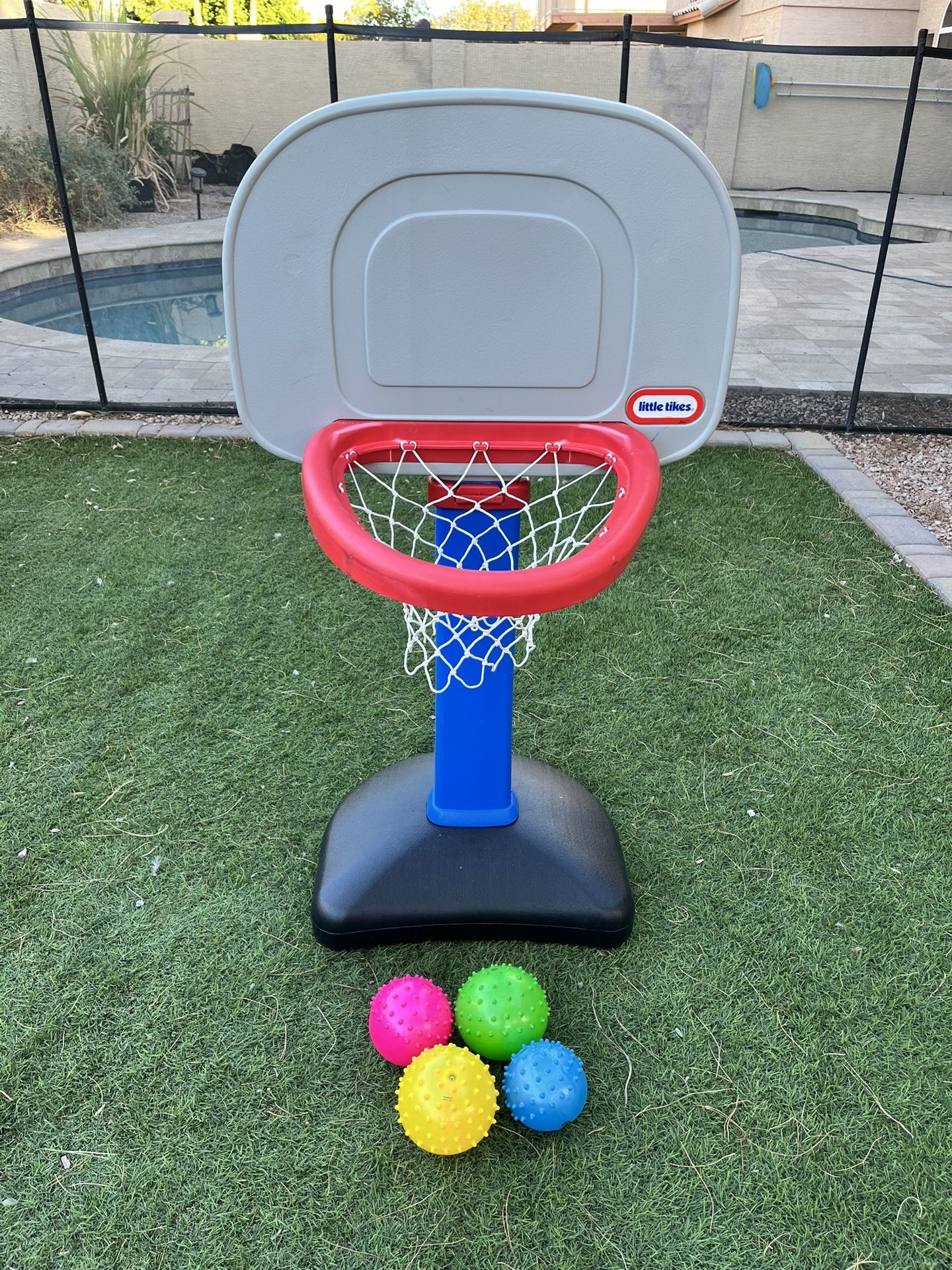 ❣️Toy Sale❣️little tikes Kids Basketball Hoop Adjustable Height