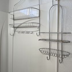 2 Shower Storage Hanging Racks