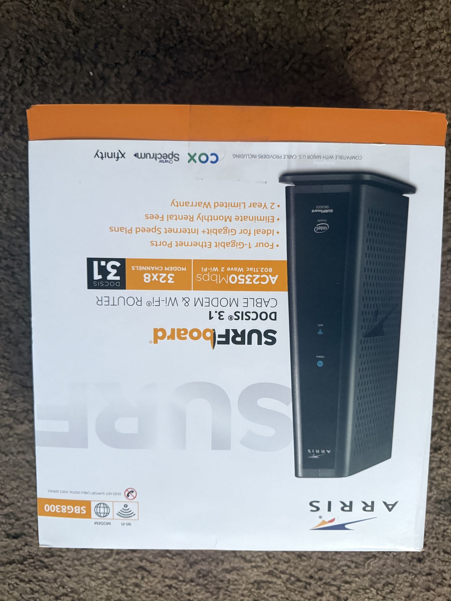ARRIS SURFboard Cable modem & Wi-Fi Router