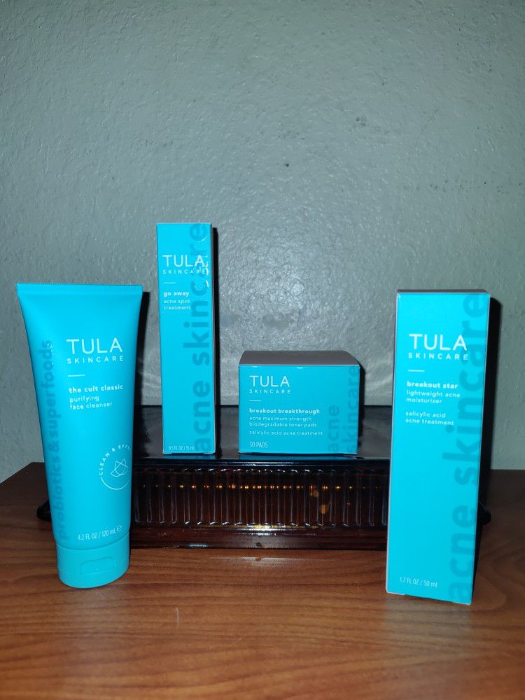 All Brand New! 🆕   Tula Skincare - Acne/Facial Care Products (((PENDING PICK UP TODAY 5-6pm)))
