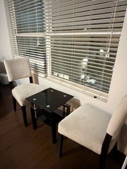 Coffee table and Chairs set (2)