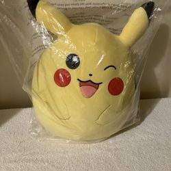 Brand New In Sealed Plastic Squishmallows Pokeman 14 Inch Winking Pikachu Plush Ultra Soft Stuffed Animal 