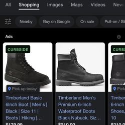 Timberland Black Mens Boots