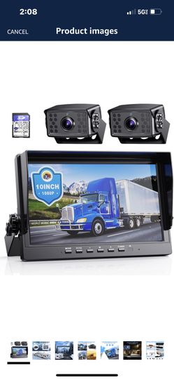 Back Up Camera 10 In Screen