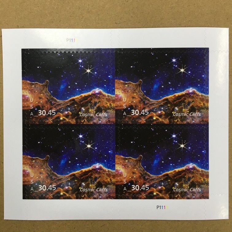 1 Sheet 🇺🇲 $30.45 Stamps USPS Priority Mail - Express Overnight Postage