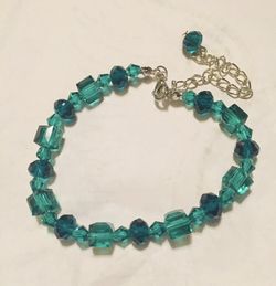 Crystal bracelet ( teal)