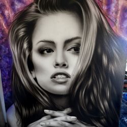 Fine Art - Professional AIR BRUSH HAND PAINTED 