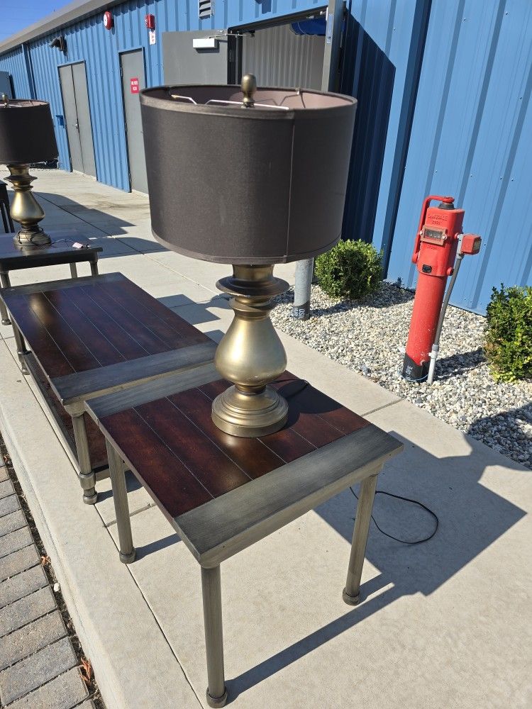 Coffee table lamps end tables