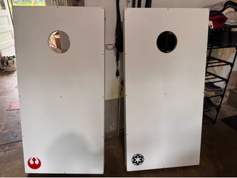 Weather Proof PVC Corn Hole Boards.