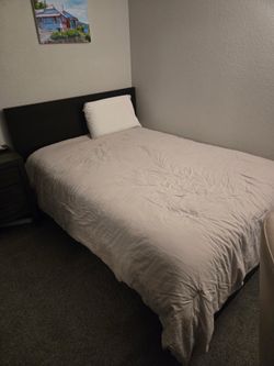 IKEA Double bed frame and mattress