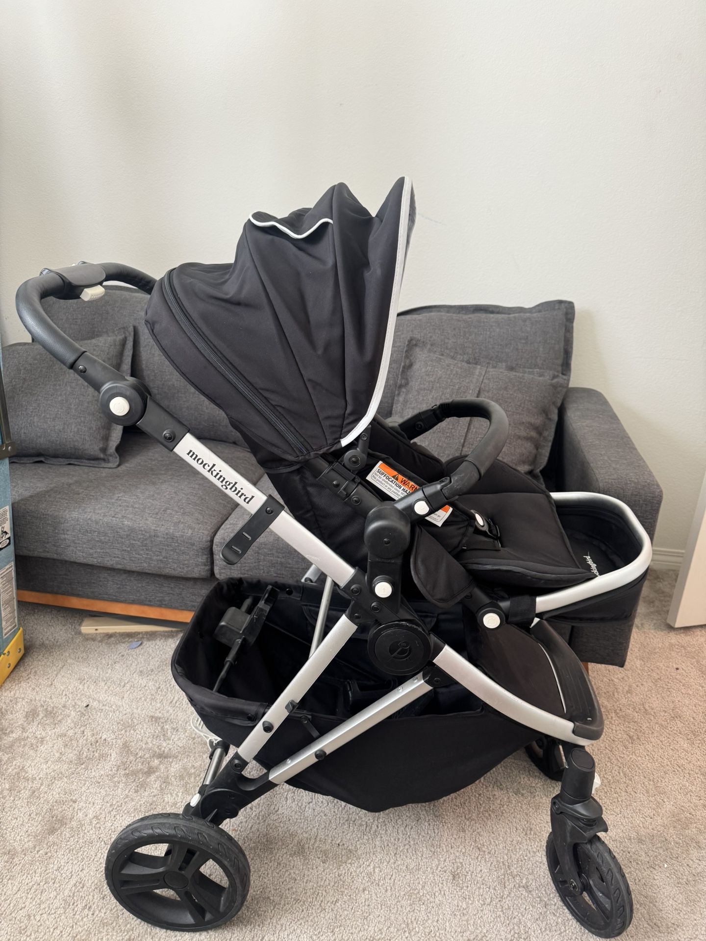 Mockingbird Stroller With Nuna Adapter