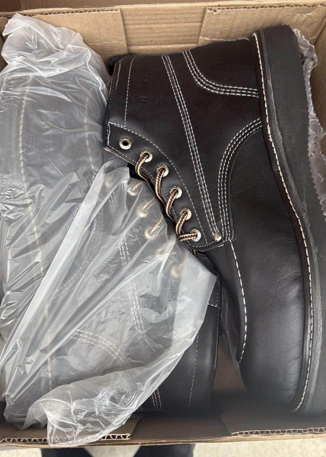 Leather Work Boots All Sizes