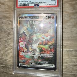 Pokemon White Flare Reshiram Ex #166 Special Illustration Rare PSA 9