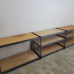 3 Metal Shelves