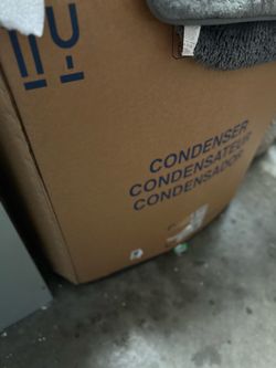 Trane AC unit with condenser