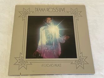 1974 Motown vinyl LP release of Diana Ross Live At Caesars Palace.