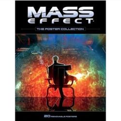 Mass Effect Poster Collection Book OOP Complete 20 Posters N7 Rare Never Removed