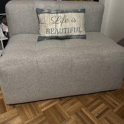 Grey Loveseat Sofa