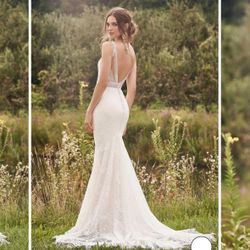 Lillian West (Justin Alexander) Boho Wedding Dress 
