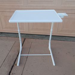 Table with Cup Holder Adjustable Height and Tilt