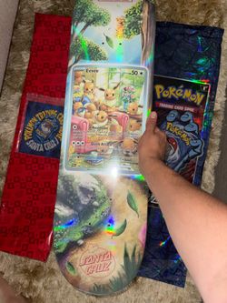 Santa Cruz x Pokémon Eevee Skateboard Deck