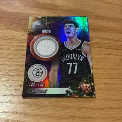 Ben Saraf patch out of 199 rookie tops