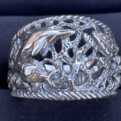 Sea life Sterling Silver Ring 
