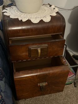 Antique end table