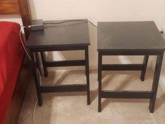 Black side tables