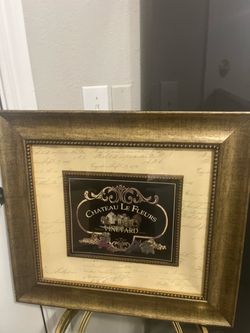 wine-themed framed wall art! Vintage