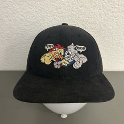 NOS Vintage No Fear Chicken Vs Pu**y SnapBack Hat